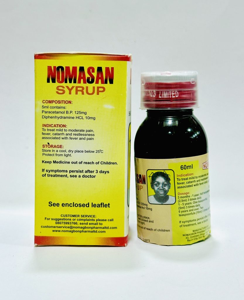 Nomasan Syrup Fact