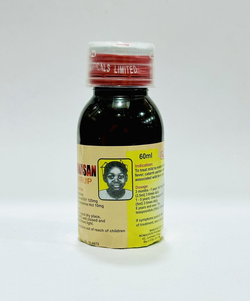 Nomasan Syrup Bottle
